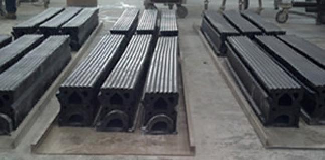 Extruded Rubber Profiles for At Grade Railroad Crossings